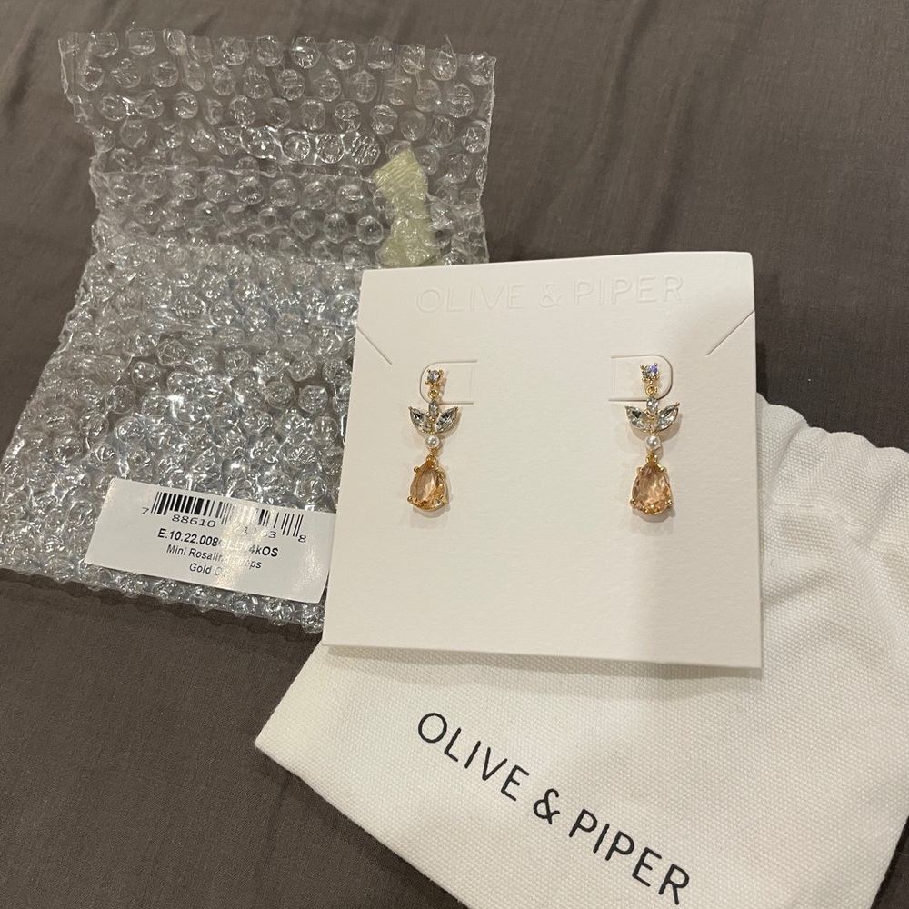 Olive & Piper Mini Rosalind Drops - Gold OS
